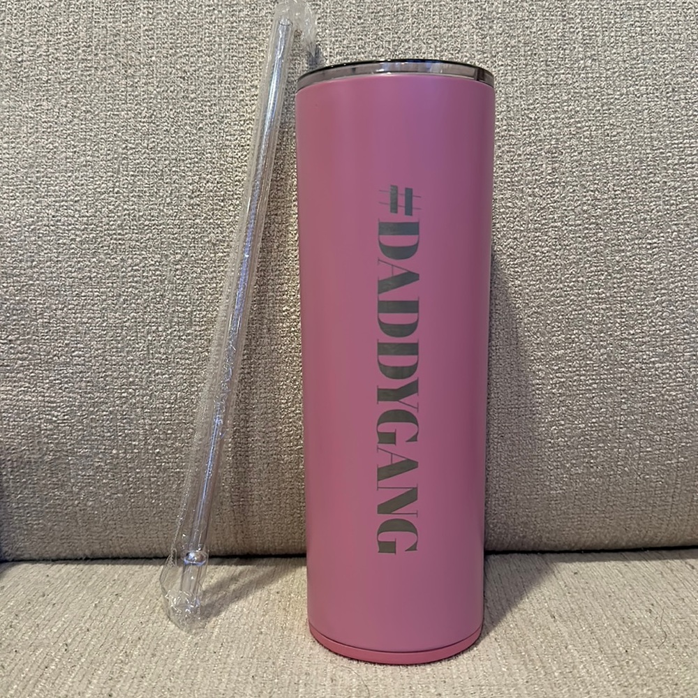 NEW Call Her Daddy #Daddygang Pink Tumbler Cup
